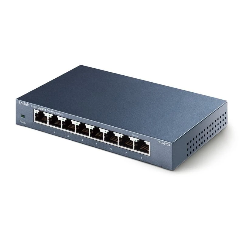 Tp-link TL-SG108 Switch Tplink 8 Ports Gigabit En Metal - Linksolutions.ma