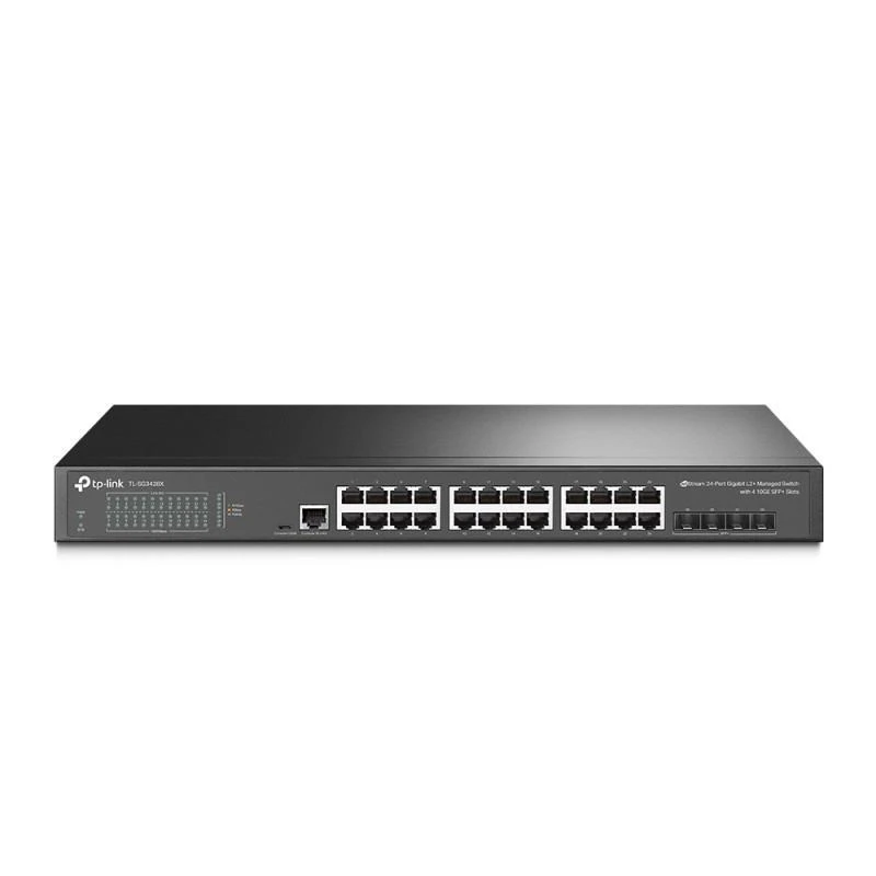 Tp-link TL-SG3428X Switch JetStream L2+ 24 Ports Gigabit SFP+ - Linksolutions.ma