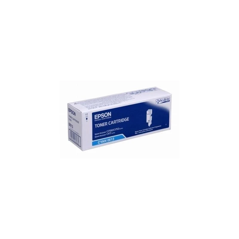 Toner Epson C13S050613 Cyan AL-C1700/AL-C1750/AL-CX17/AL-CX17NFWF (1 400 P) - Linksolutions.ma
