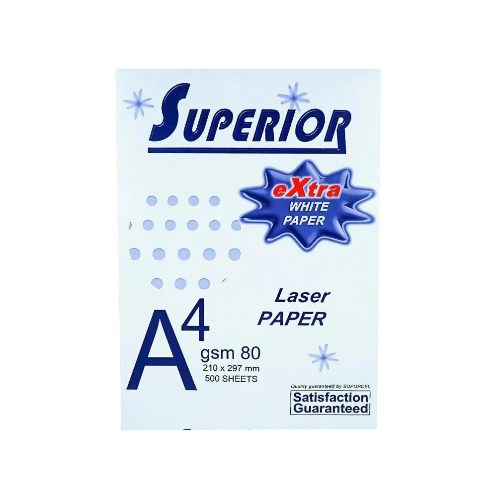 Papier Superior PPA4-SUPR RAMETTE BLANC A4 80G 500 FEUILLES - Linksolutions.ma