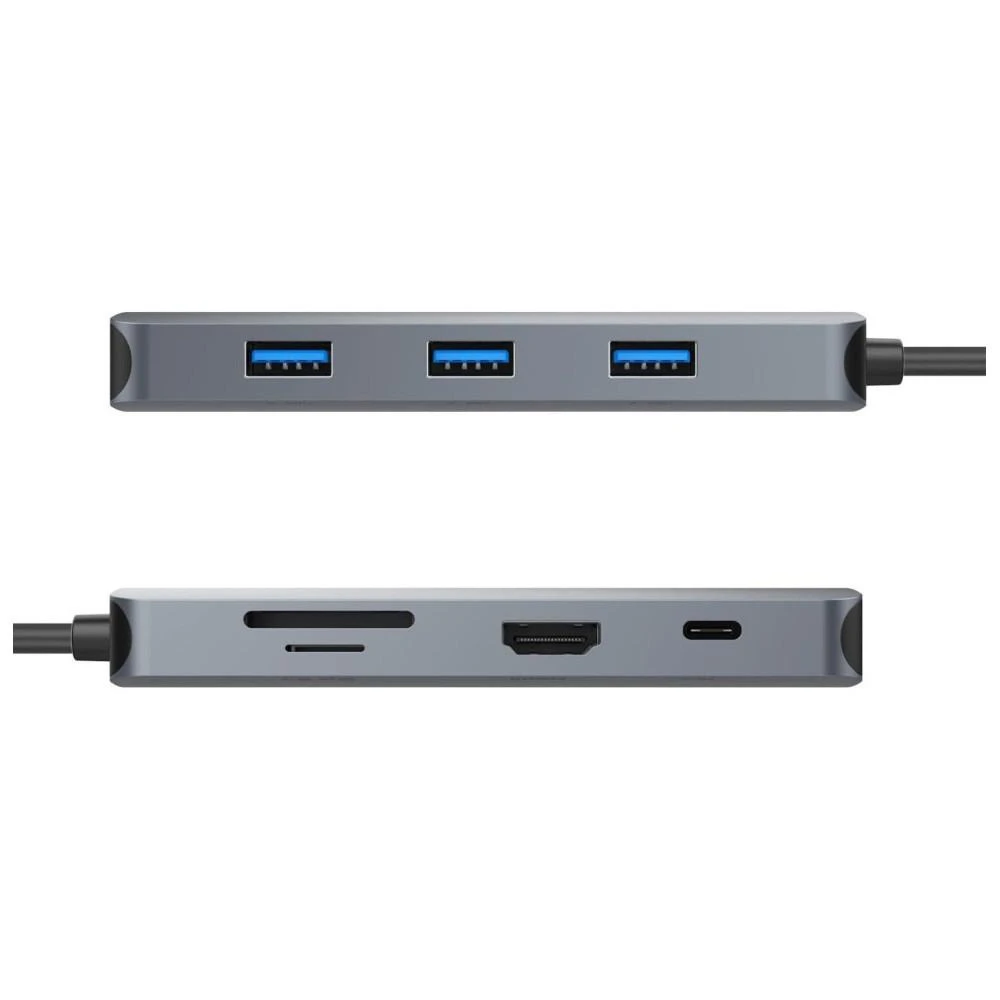 Hikvision HS-HUB-DS801 Station Daccueil HUB USB-C 8 En 1 - Linksolutions.ma
