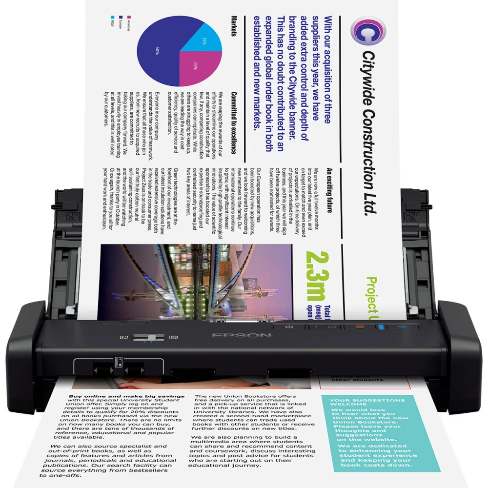 Scanner Epson B11B241401 WorkForce DS-310 - Linksolutions.ma