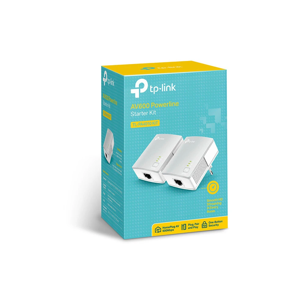 Tp-link TL-PA4010KIT Pack De 2 CPL AV600 Nano 1 Port Ethernet - Linksolutions.ma