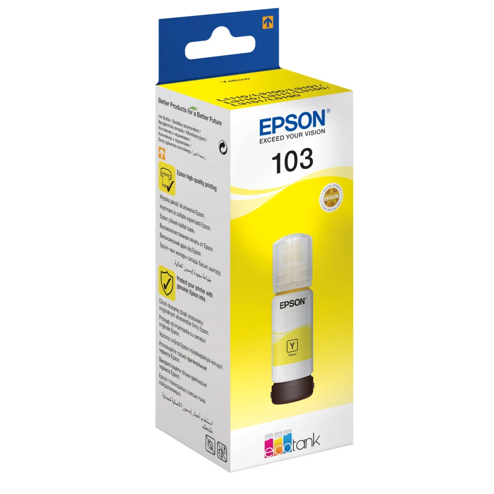Cartouche Epson C13T00S44A 103 Original Jaune - Linksolutions.ma