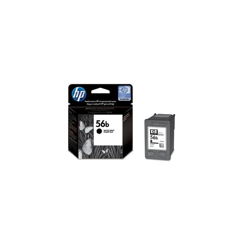 Cartouche Hp C6656BE 56b Simple Noir - Linksolutions.ma