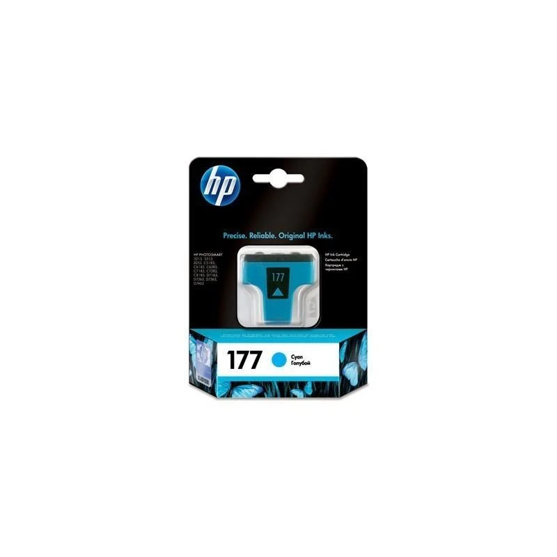 Cartouche Hp C8771HE 177 Cyan Original - Linksolutions.ma