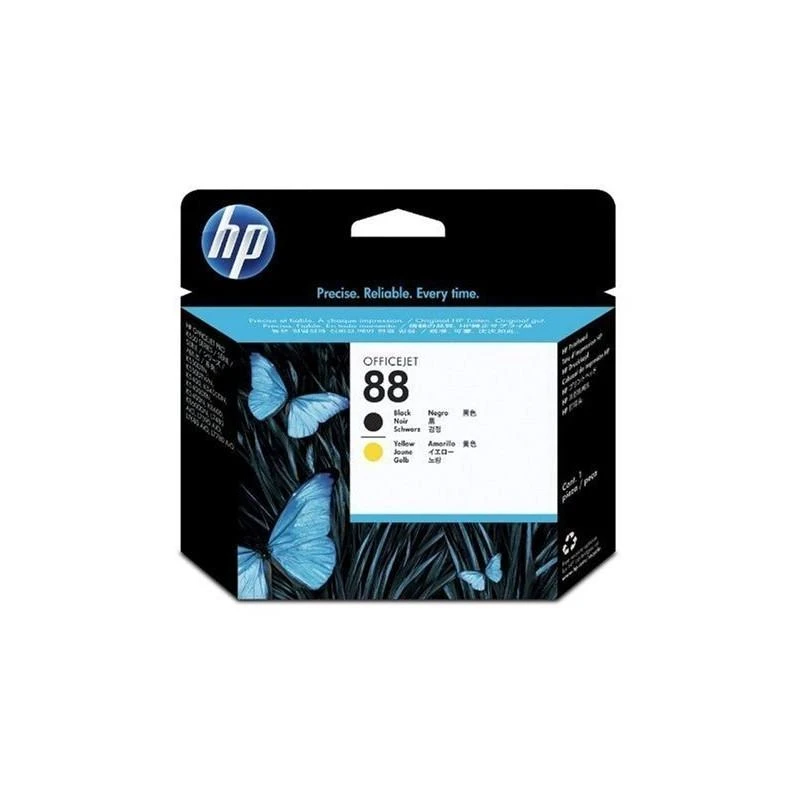 Cartouche Hp C9381A 88 Tete Dimpression Jet Dencre Noir Jaune - Linksolutions.ma