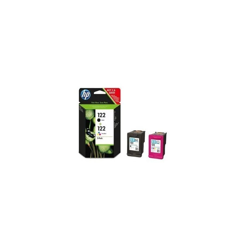 Cartouche Hp CR340HE 122 Pack De 2 Cartouches Dencre Noir/trois Couleurs Authentiques - Linksolutions.ma