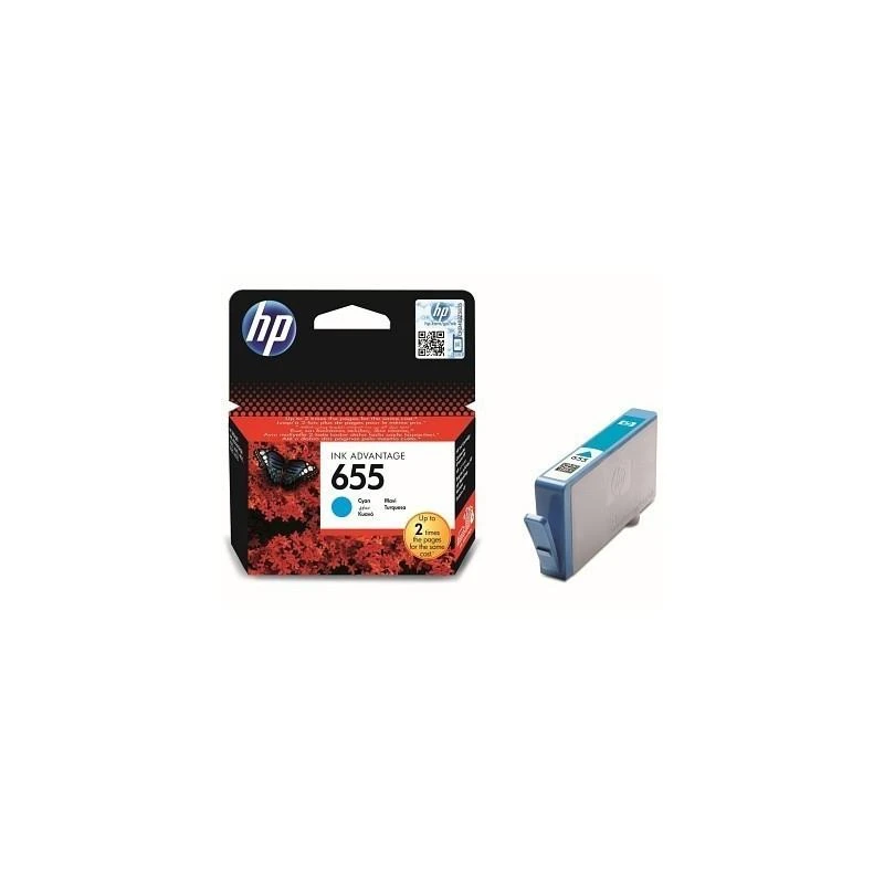 Cartouche Hp CZ110AE 655 Cyan Original - Linksolutions.ma