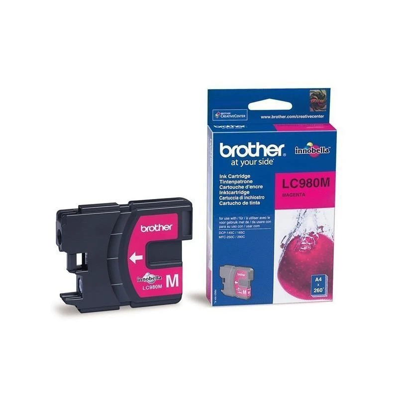 Cartouche Brother LC980M MAGENTA - Linksolutions.ma