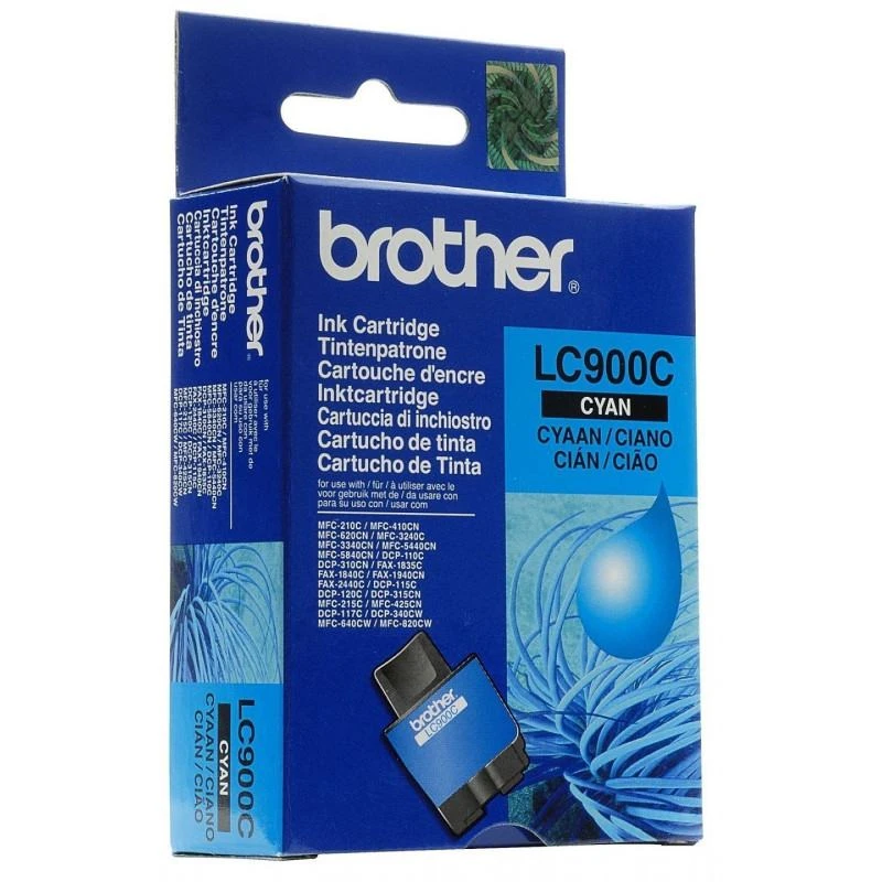 Cartouche Brother LC900C CYAN - Linksolutions.ma