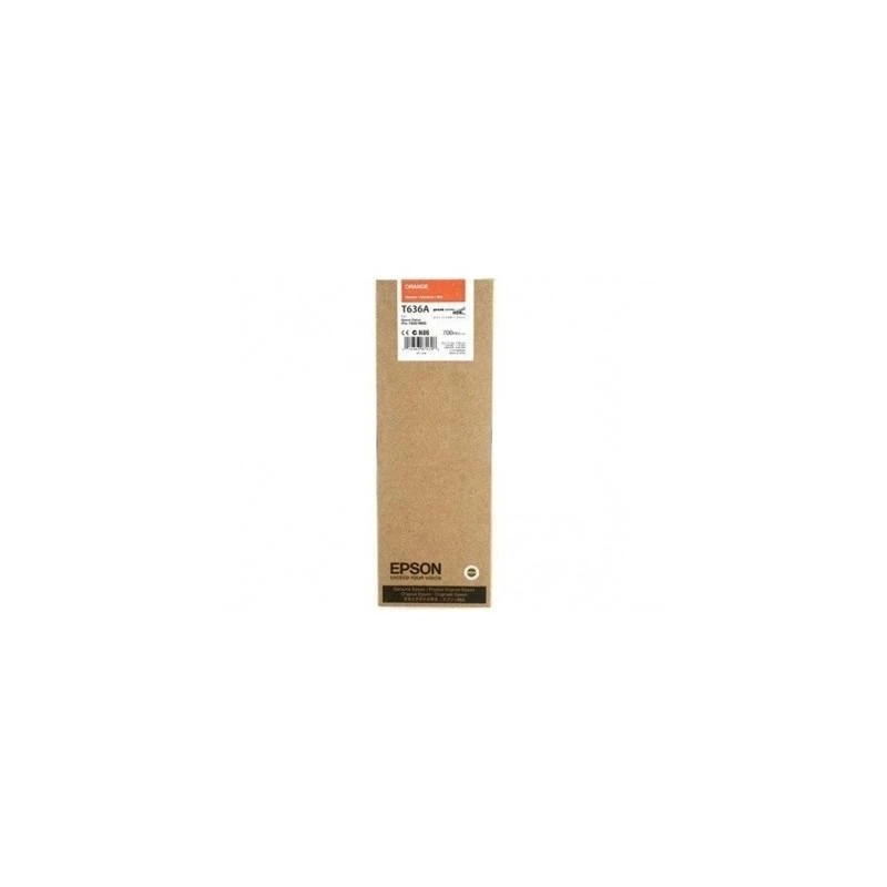 Cartouche Epson C13T636A00 Encre Pigment Orange SP 7900/9900 (700ml) - Linksolutions.ma