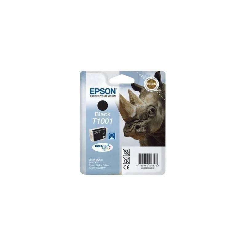 Cartouche Epson C13T10014010 Encre Noire B40W/BX600/610FW/SX510W/600FW/610FW - Linksolutions.ma