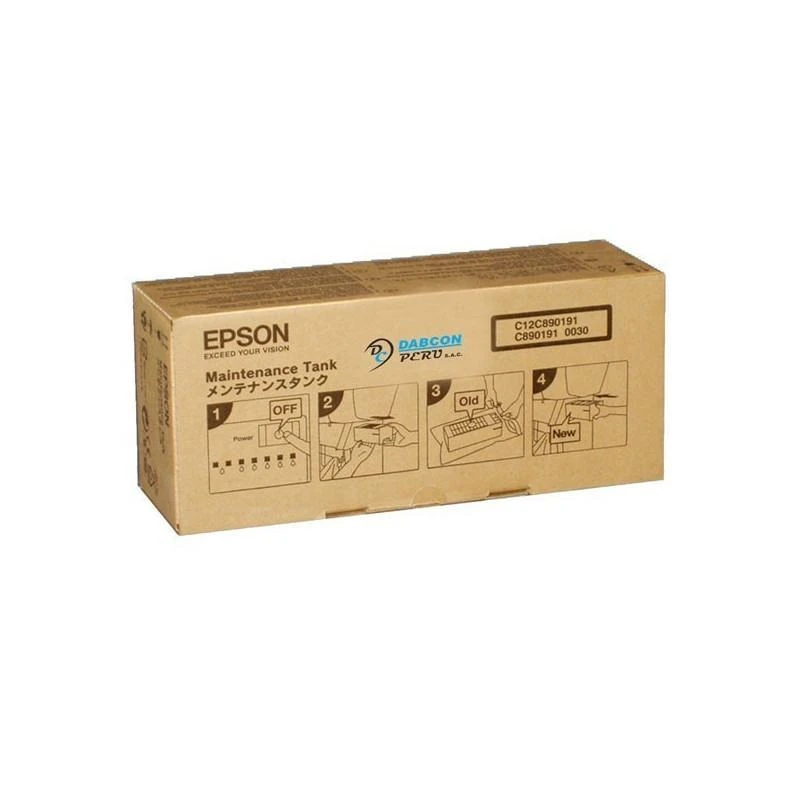 Cartouche Epson C12C890191 Bloc Recuperateur DÂ’encre Pour Stylus Pro 4000/4400/4800/7400/ .. - Linksolutions.ma