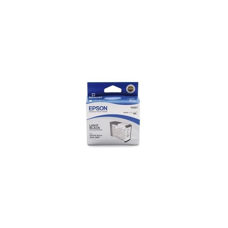 Cartouche Epson C13T580700 Encre Pigment Gris SP 3800/3880 (80ml) - Linksolutions.ma