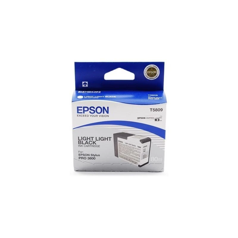 Cartouche Epson C13T580900 Encre Pigment Gris Clair SP 3800/3880 (80ml) - Linksolutions.ma