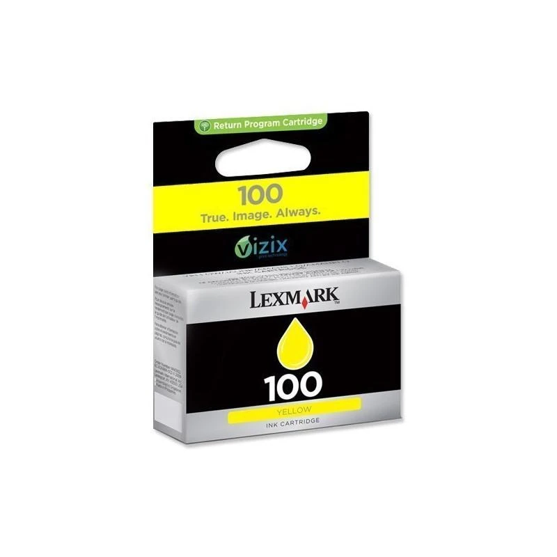 Cartouche Lexmark 14N0902E 100 Jaune - Linksolutions.ma