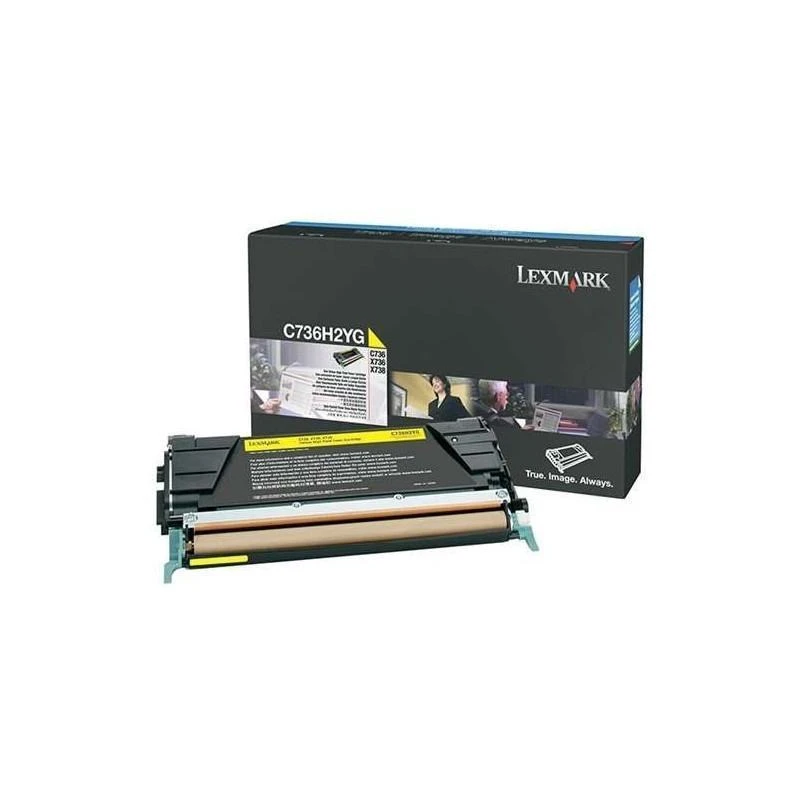 Toner Lexmark C736H2YG C736