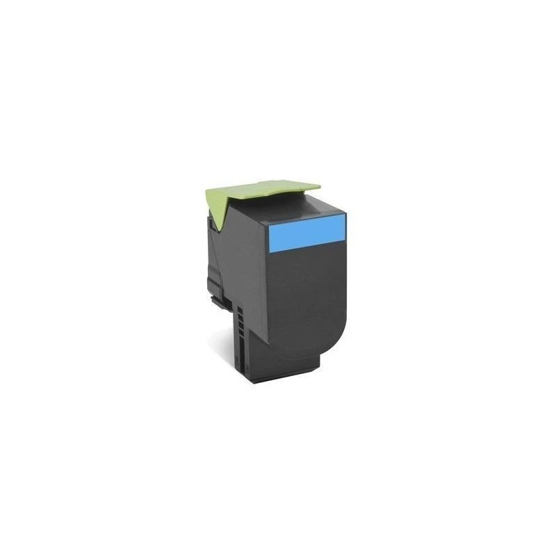 Toner Lexmark 80C0X20 800X2 CX510 Cyan Tres Haute Capacite (4K) - Linksolutions.ma