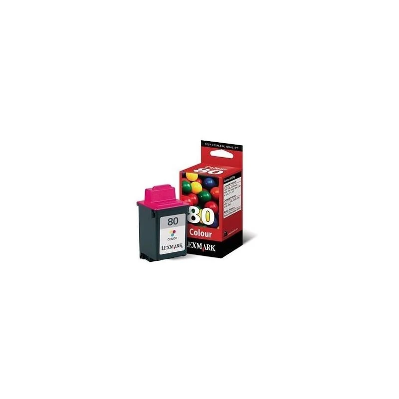 Cartouche Lexmark 12A1980E N 80 Couleur - Linksolutions.ma