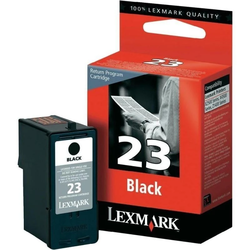 Cartouche Lexmark 18C1523E N 23 Noire - Linksolutions.ma