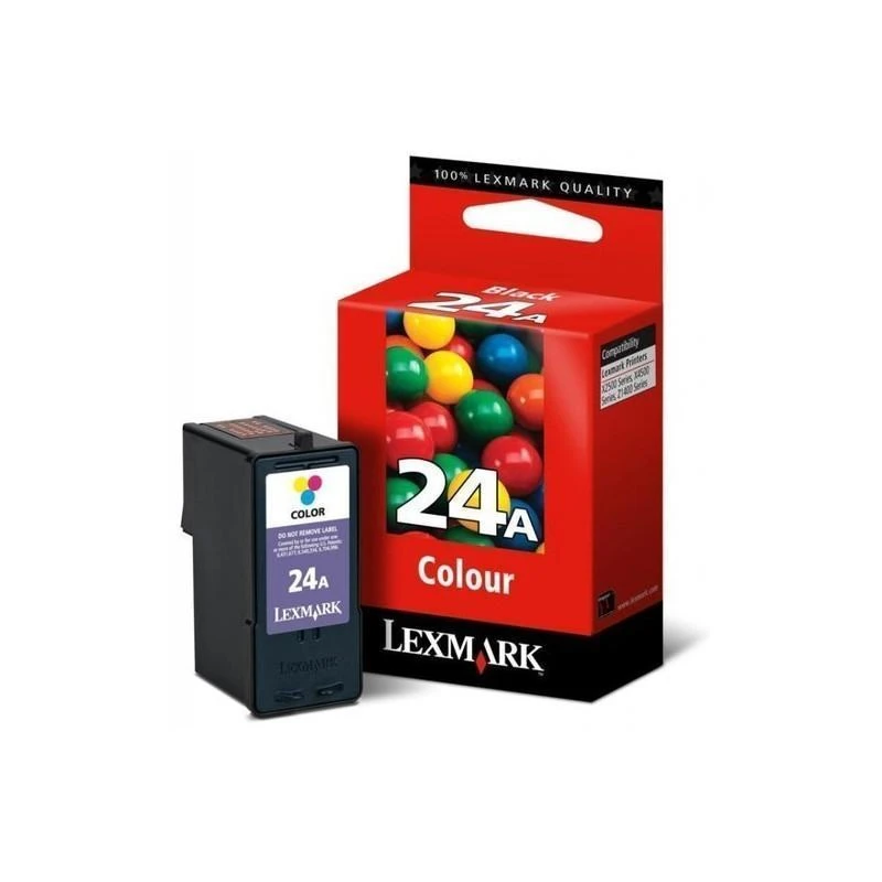 Cartouche Lexmark 18C1624E N 24A Couleur - Linksolutions.ma