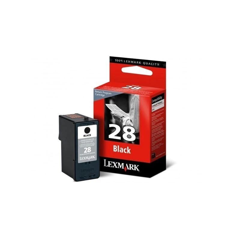Cartouche Lexmark 18C1428E N 28 Noir - Linksolutions.ma