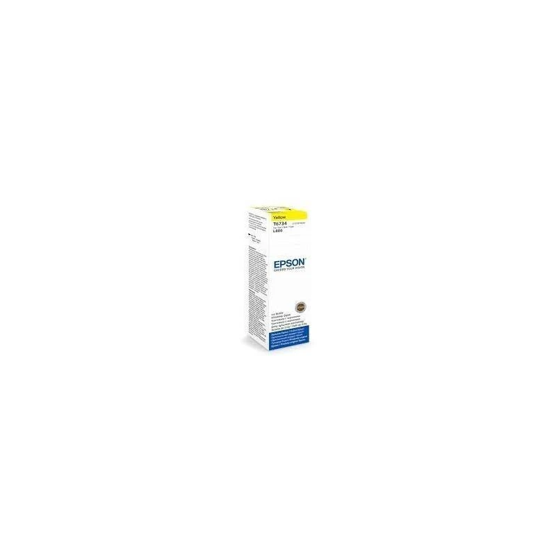 Cartouche Epson C13T67344A JAUNE 70ML POUR L800 - Linksolutions.ma