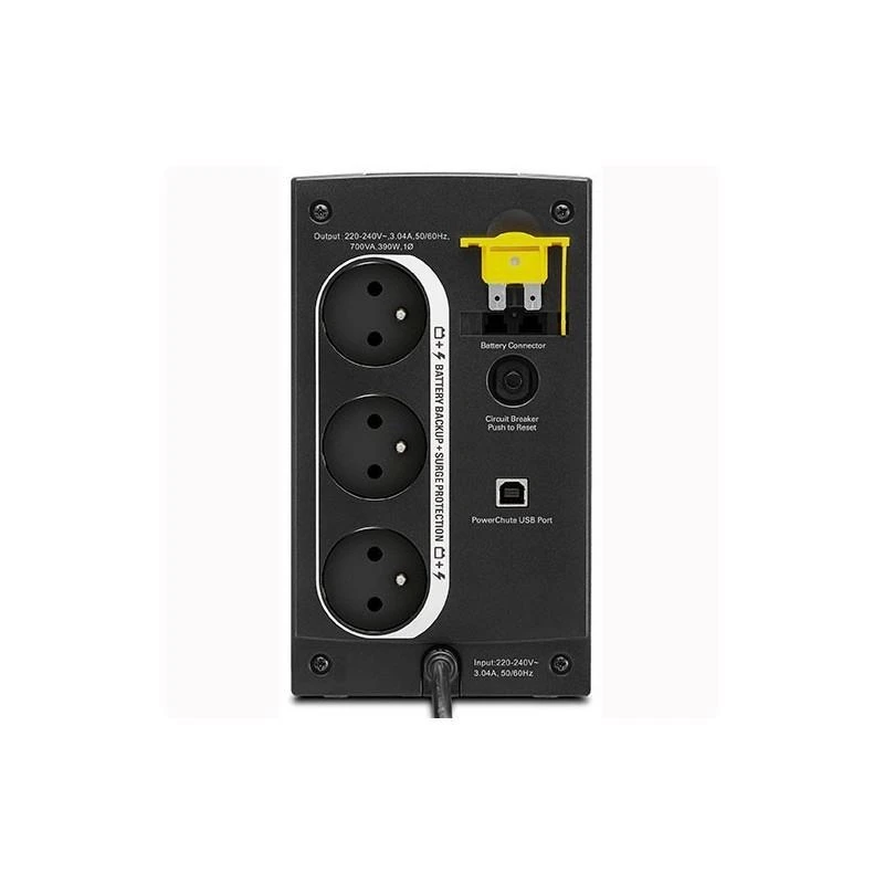 Onduleur Apc BX700U-FR Pour PC Professionnel Bureautique Domestique Avec Stabilisateur De Tension - Linksolutions.ma
