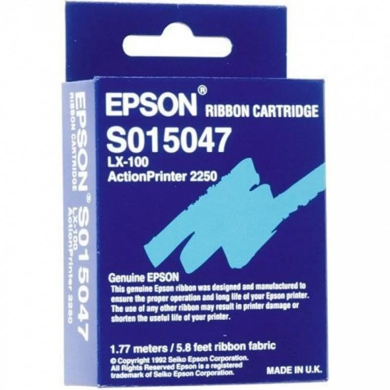 Epson C13S015047 Ruban Noir LX-100 - Linksolutions.ma