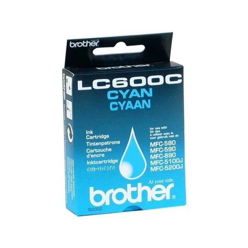 Cartouche Brother LC600C CYAN - Linksolutions.ma