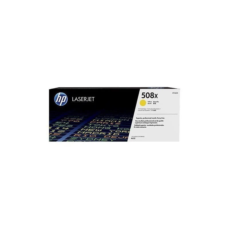 Toner Hp CF362X 508X Grande Capacite Yellow Original - Linksolutions.ma