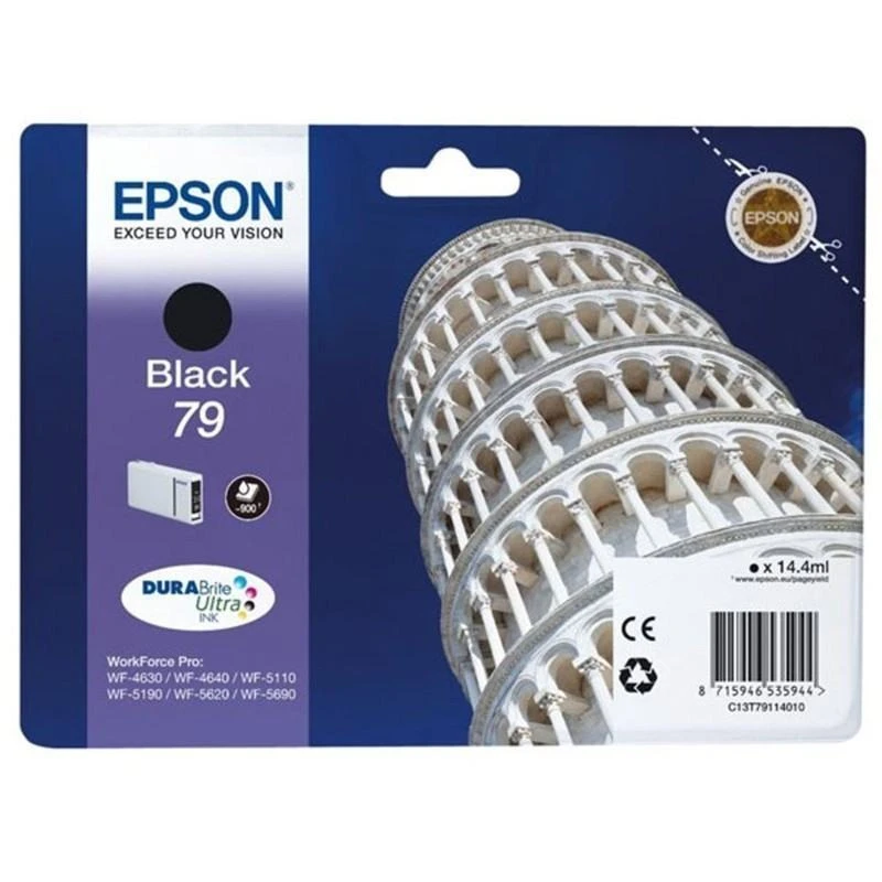 Toner Epson C13T79114010 Encre Noire L WF-5110DW/5190DW/5620DWF/5690DWF/(900 P) - Linksolutions.ma