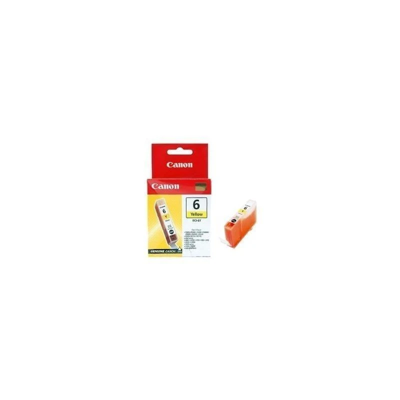 Cartouche Canon 4708A002AF BCI-6Y Yellow - Linksolutions.ma