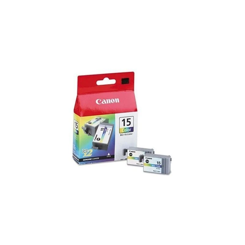 Cartouche Canon 8191A002AA BCI-15Clr Colour (2 Nos.) - Linksolutions.ma