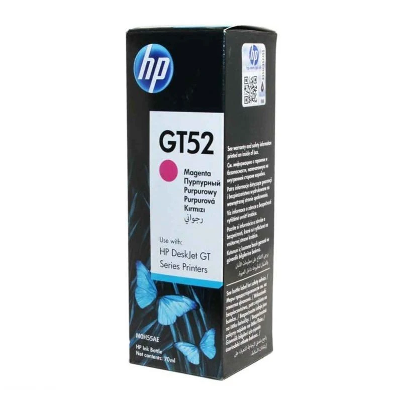Hp M0H55AE Cartouche GT52 Original Jet Dencre Magenta - Linksolutions.ma