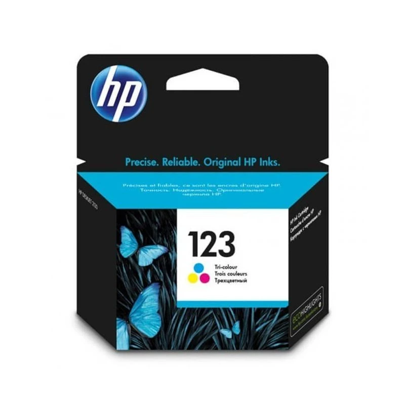 Cartouche Hp F6V16AE 123 Tri-Couleur Encre - Linksolutions.ma