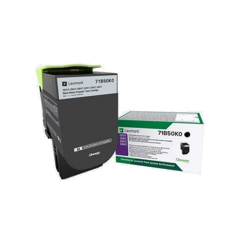 Toner Lexmark 71B50K0 Noir Standard - Linksolutions.ma