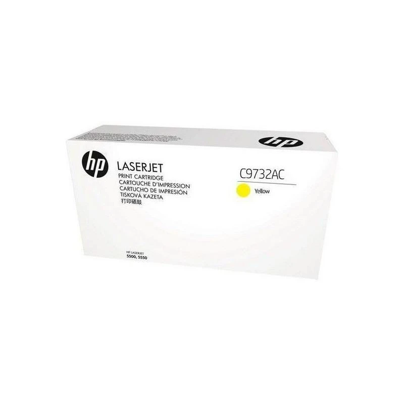 Toner Hp C9732AC Yellow Contract Original - Linksolutions.ma