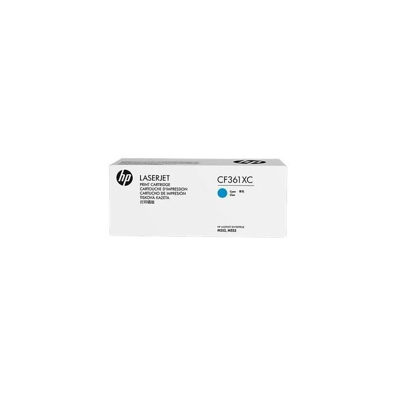 Toner Hp CF361XC Contract Grande Capacite Cyan Original - Linksolutions.ma