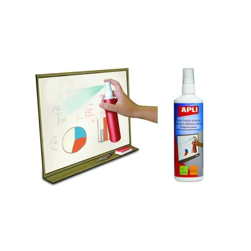 Apli 11305 Spray Nettoyant Pour Tableaux Blancs 250 Ml - Linksolutions.ma