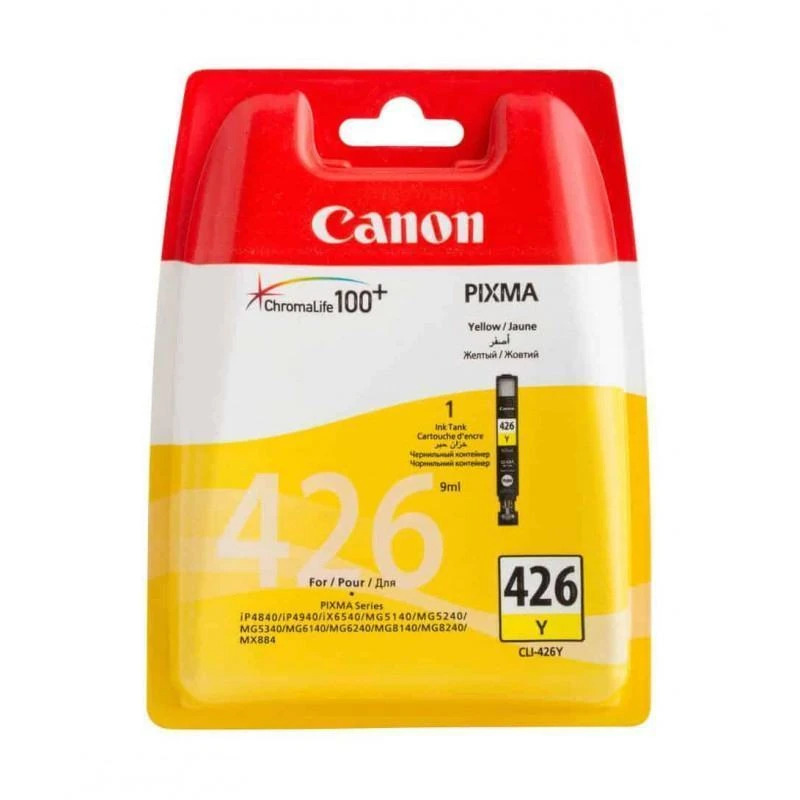 Cartouche Canon 4559B001AA Toner BJ CLI-426 Jaune EMB - Linksolutions.ma