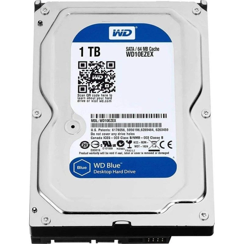 Disque interne Western digital WD10EZEX Disque Dur Interne 3.5â€? 1To 7200 TPM - Linksolutions.ma