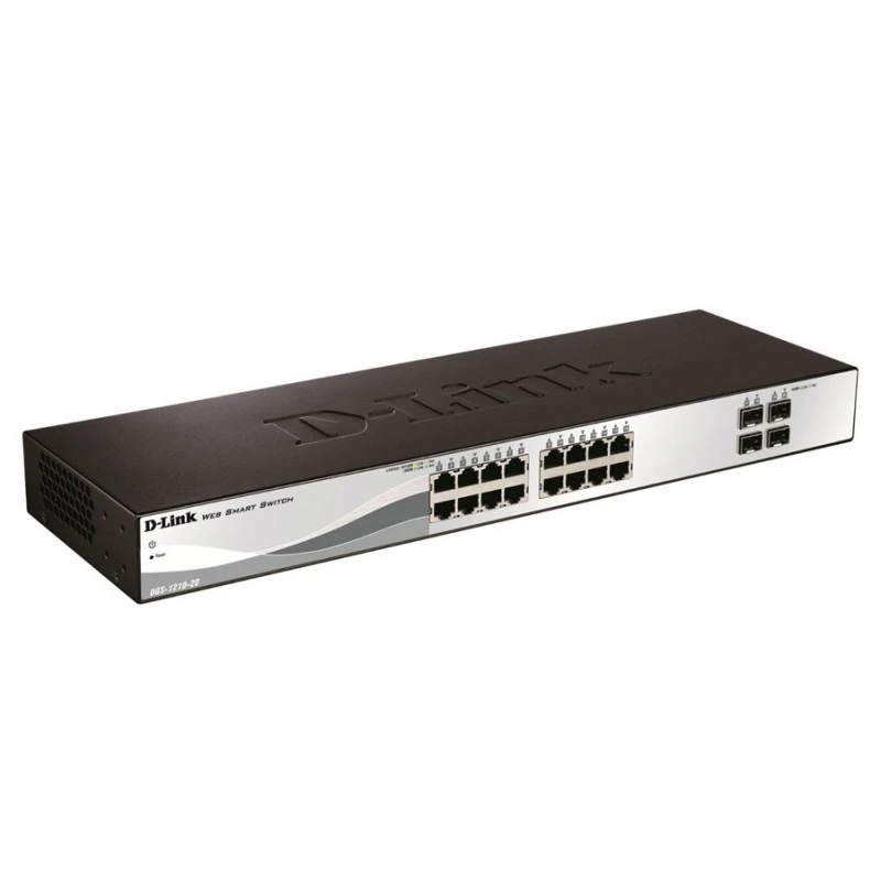 D-link DGS-1210-20 Smart Switch 16 Ports - Linksolutions.ma
