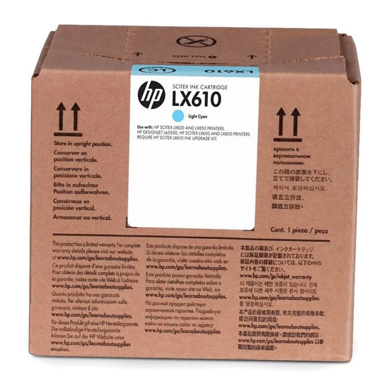 Cartouche Hp CN674A LX610 3-liter Lt Cyan Latex - Linksolutions.ma
