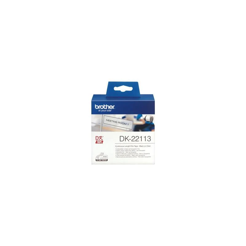 Brother DK22113 DirectLabel Etiquettes Transparent 62mm X 15