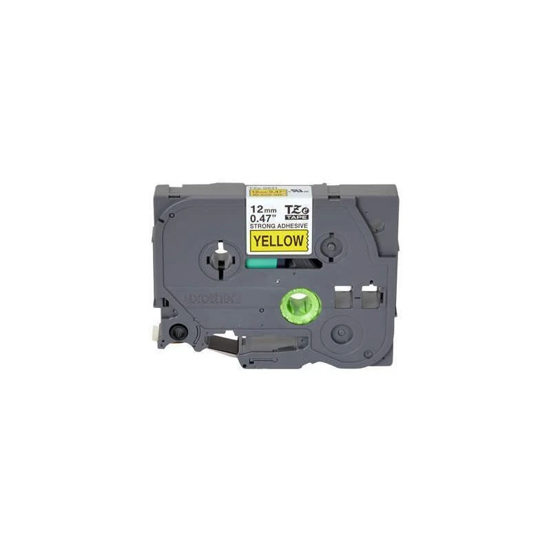 Brother TZeS631 Noire Sur Jaune Super Fort Laminat 12mm X 8m - Linksolutions.ma