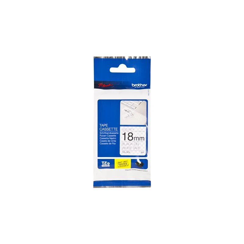 Brother TZeSE4 Noire Sur Blanc Laminat 12mm X 8m - Linksolutions.ma