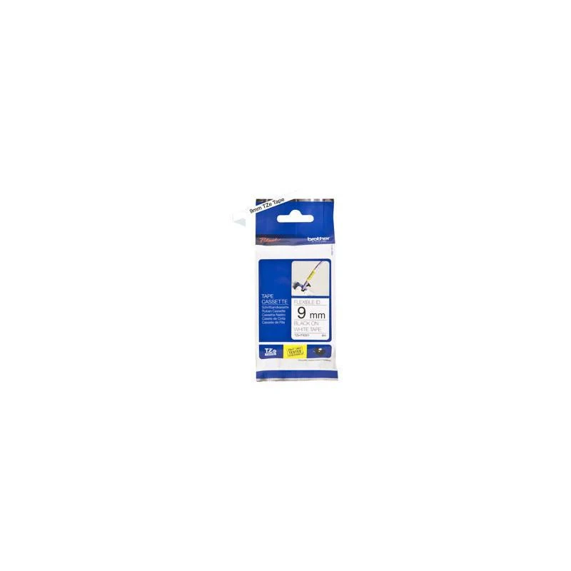Brother TZeFX221 Noire Sur Blanc Laminat 9mm X 8m - Linksolutions.ma