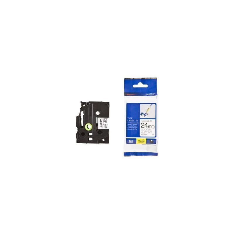 Brother TZeFX251 P-Touch Noire Sur Blanc Laminat 24mm X 8m - Linksolutions.ma